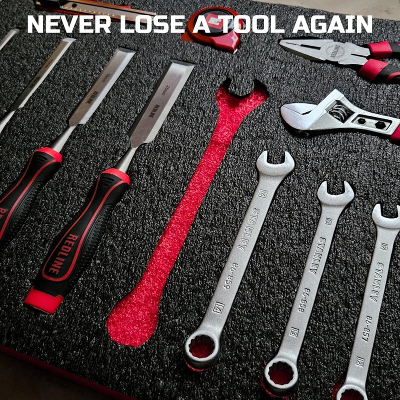 ONREVA Tool Box Foam, 1PC 54x30x3 inch, Foam Inserts for