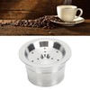 Stainless Steel Coffee Capsule Eco Friendly with Spoon Brush Reusable