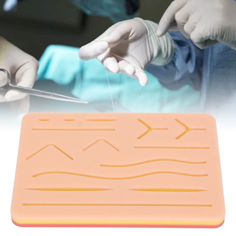 Medical Training Skin Model Lightweight Portable Simulation Silicone Suture Practice