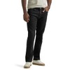 Lee Men's Legendary Slim Straight Jean, Overdye Black, 35W x