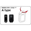 MUGEN/90000-XYM-374A-BK MUGEN SMART KEY CASE A BLACK Model Number: 90000-XYM-374A-BK