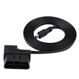 Tbest obd kabel usb für datendisplay,obd2 diagnosekabel mini usb,Auto OBD2 Diagnosekabel, 180cm Auto OBD-II OBD2 EOBD 16pin Diagnose Adapter Stecker Diagnose Verl?ngerungsadapter auf Mini-USB-Kabel