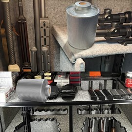 Wisesorb 750 Grams 3 Pack Gun Safe Dehumidifier, Reusable Canister Desiccant Dehumidifier, Rechargeable 1.65 Lbs Indicating Silica Gel Orange To Green, Pack of 3