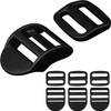 Slider Buckle for 1" Webbing: 4 Set Plastic Ladder Lock