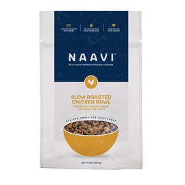 Naavi Dry or Wet Dog Food, Slow-Roasted Chicken Bowl for Adult Dogs - 2lb