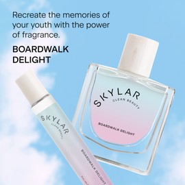 Skylar Boardwalk Delight Eau de Parfum - Hypoallergenic & Clean Perfume for Women & Men, Vegan & Safe for Sensitive Skin - Notes of Cotton Candy, Vanilla & Coconut Milk - 50mL /1.7 Fl oz