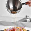 Oil Heating Pot Triple Layer Stainless Steel Uniform Heating Mini