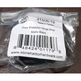 Stone Harbor 25 Pack Hinge Pin Black Door Stops -Heavy Duty Adjustable Door Stopper