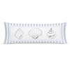 Blue Beach Coastal 20x54 Body Pillow Pillowcase Cover with Zipper