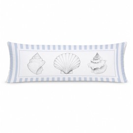 Blue Beach Coastal 20x54 Body Pillow Pillowcase Cover with Zipper