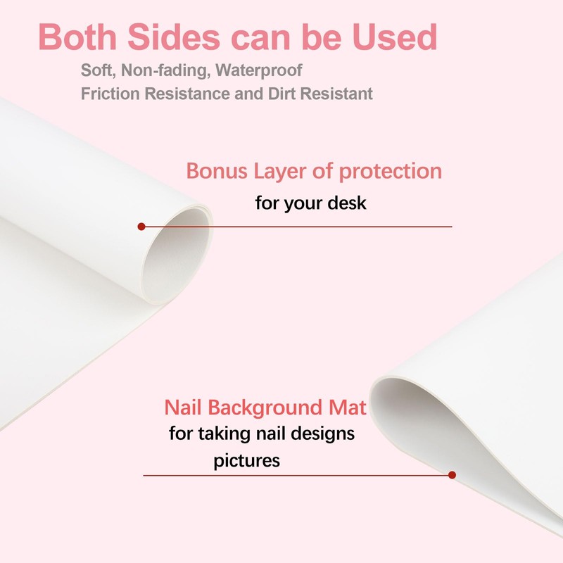 Arm Rest for Nails Tech with Nail Table Mat,Adjustable Base