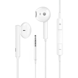 KP TECHNOLOGY Motorola Moto G62 5G /Moto G82 5G / Moto Edge 30 / Moto E32 / Moto G22 / Moto E40 G71 5G / Moto G31 Moto G60S - In-Ear Earphones Headphones Headset Earbuds with In-Line Remote Control