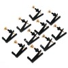 10pcs 1/4-1/2 Violin String Fine Adjuster Tuners Black Violin Violin
