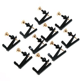 10pcs 1/4-1/2 Violin String Fine Adjuster Tuners Black Violin Violin Adjuster