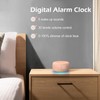 Buffbee Sound Machine & Alarm Clock 2-in-1, 0-100% Clock Face