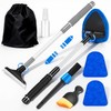 vioview Windshield Cleaner Tool, Car Interior Cleaning Kit with Extendable