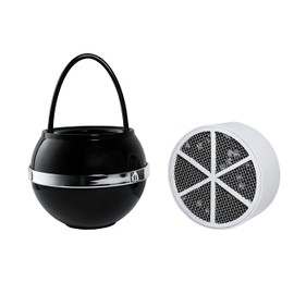 Crystal Quest Bath Ball & Replacement Filter Cartridge Bundle - Water Filter System-Reduce Contaminants for Softer &Smoother Skin-Effortless & Quick Installation| Bundle and Save (Black)