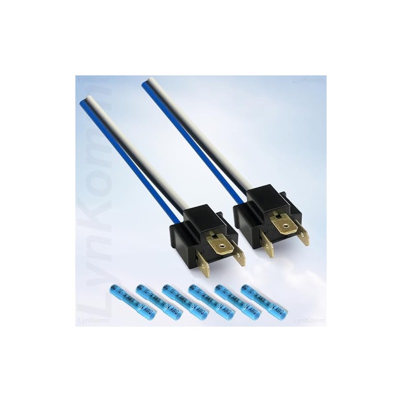 Pack of 2 H4 Socket 9003 HB2 H4 Headlight Socket