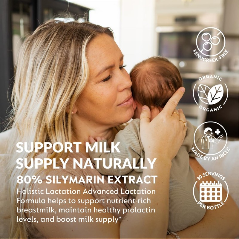Holistic Lactation® Advanced Lactation Formula (30 Servings), Supplement to Support