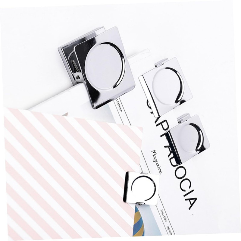 FUNOMOCYA 8Pcs Magnetic Clip Strong Magnet Holders for Paper Whiteboard