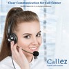 Callez Phone Headset with Noise Cancelling Microphone & Mute Switch,
