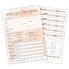 Massage Client Record Card - Treatment Consultation Form for Mobile