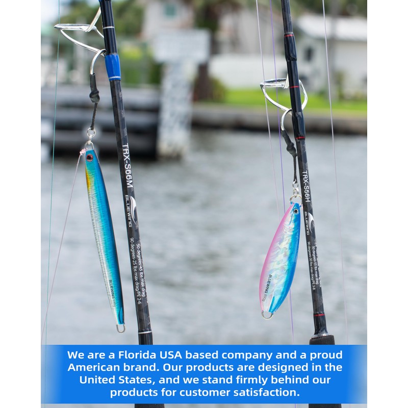 BLUEWING Speed Vertical Jigging Lure, Offshore Vertical Jig Deep Sea