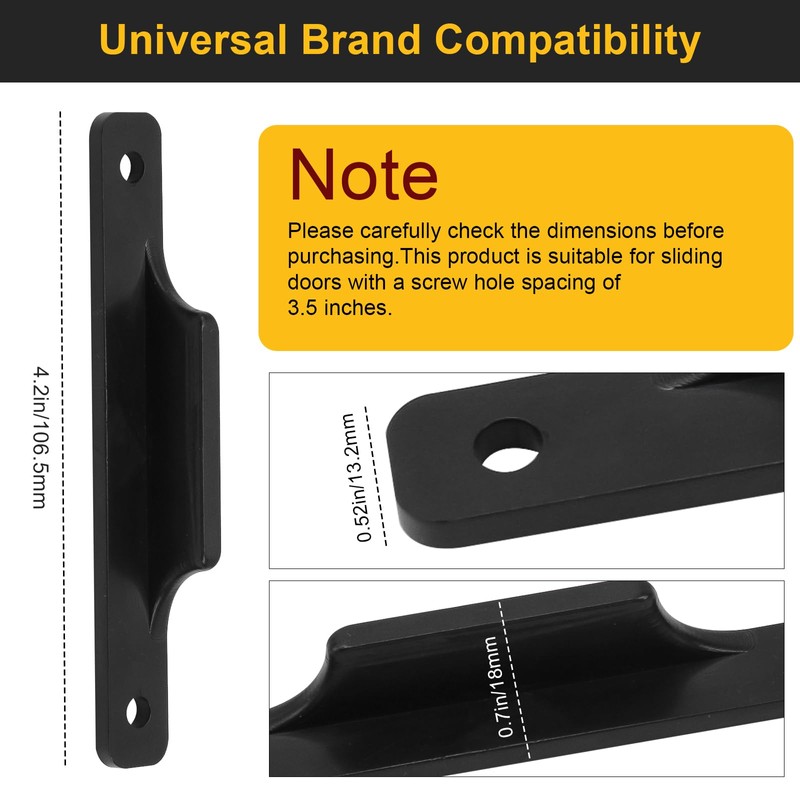 IFERLA Sliding Screen Door Pull Handle Replacement - 3 1/2