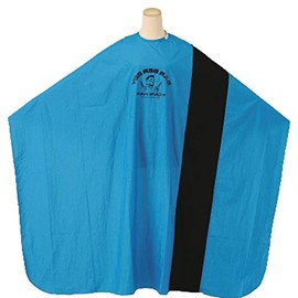 Elko 0113 L&W BB Boy P-Cut Cloth Sleeveless 100% Nylon Salon Chair Long & Wide Waterproof ELCO Haircut Cape/Cloth (Blue (Velcro Neck)