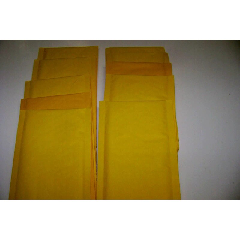 Kraft 10 Kraft Bubble #000 Shipping Mailers Padded Envelopes Self-Seal