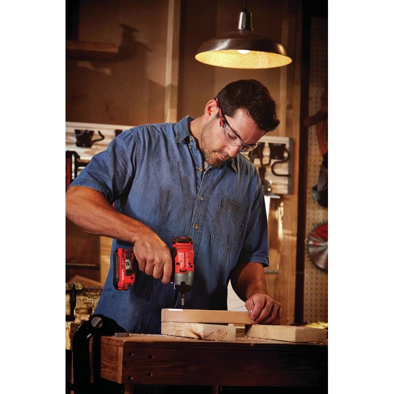 CRAFTSMAN V20 Cordless Impact Driver Kit, 1/4 inch, 2 Batteries