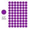 Ouzoustate 1400 PCS Purple Circle Dot Stickers 3/4" Round Color
