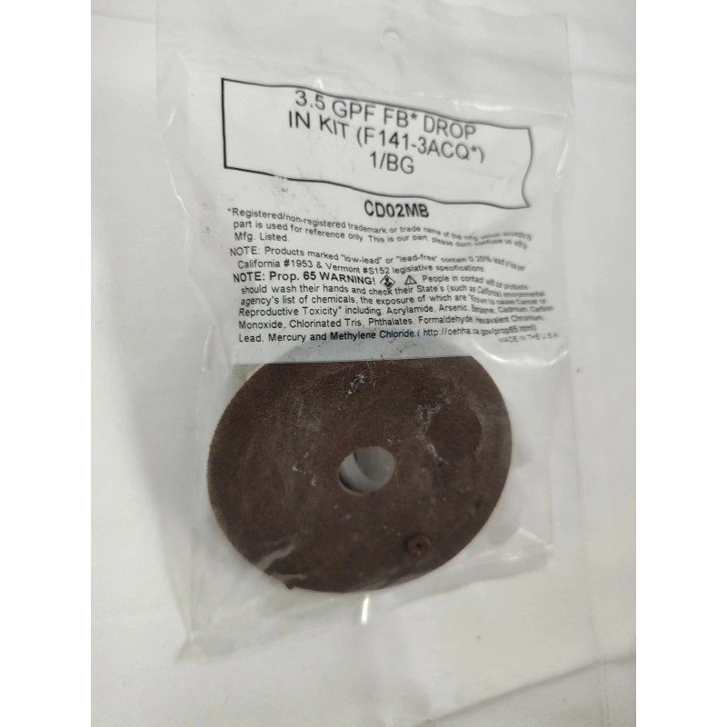 Coyne & Delany 3.5 GPF FB* Drop In Diaphragm Kit