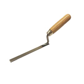 3 x Wide Finger Pointing Trowel Set 10 12 14 mm Flat Spring Carbon Steel Tuck with Wooden Handle (3 Pcs)