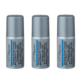 S.T. Dupont Premium Butane 30mL - Blue (3 Pack)