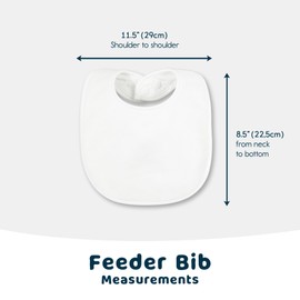 Tiny Twinkle Baby Feeding Bibs 8 Pack - Waterproof and Absorbent Infant Drool and Feeding Baby Bibs (Girl Sherbet 8-Pack)