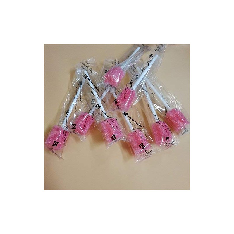 MUNKCARE Disposable Oral Foam Swab with Mint Flavored, Individually Wrapped,