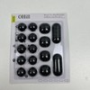 Ohill Cable Clips,16 Pack Black Adhesive Cord Holders, Ideal Cable