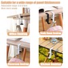 FENRISOLUTE 2-in-1 Adjustable Christmas Stocking and Garland Hangers, Heavy Duty