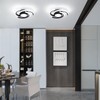 ADISUN LED Modern Ceiling Light,6000K Semi Flush Mount Ceiling Light