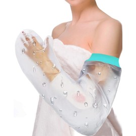 EuyiHlybt Waterproof Cast Covers for Shower Arm Cast Covers for Shower Adult, Reusable Cast Shower Cover Arm, Soft Comfortable Cast Protector for Bandages, Dressings