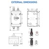 DIHOOL Solar Disconnect Switch 32 Amp DC1200V Isolator with IP66