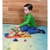 TickiT - 73418 Wooden Rainbow Architect Triangles - Nesting Puzzle