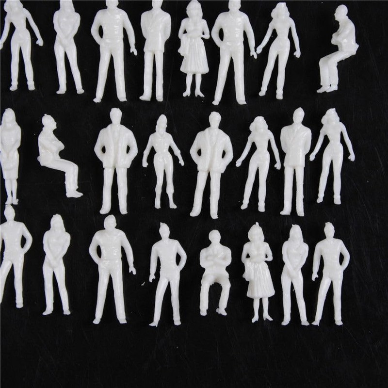 Doll Unpainted People Plastic Figure Model Figures Model Figures Model