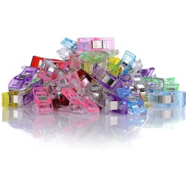 GWHOLE Pack of 60 Sewing Clips for Quilting Binding Crafting