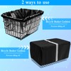 4 Waterproof Bicycle Basket Cover Luggage Net Bicycle Basket, Rain