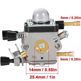 ZAMDOE Carburetor Kit for Stihl BG55 BG45 BG46 BG65 BR45C SH55 SH85 Blower, Replaces 4229 120 0606 C1Q-S68G C1Q-S68, with Air Filter Spark Plug Fuel Filter Gasket Primer Bulb