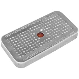 Dry-Packs Indicating Silica Gel 40 Grams in Sturdy Aluminum Dehumidifying Canister - No Cobalt Chloride II - DP40CAN