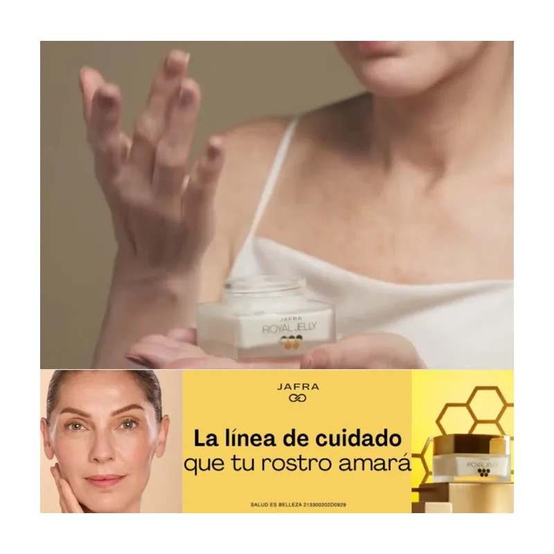 Crema Facial Humectante Jalea Real 50ml Jafra Todo Tipo Piel