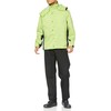 [Document] Rain Suit Helmet Compatible Hood Breathable Waterproof, lime